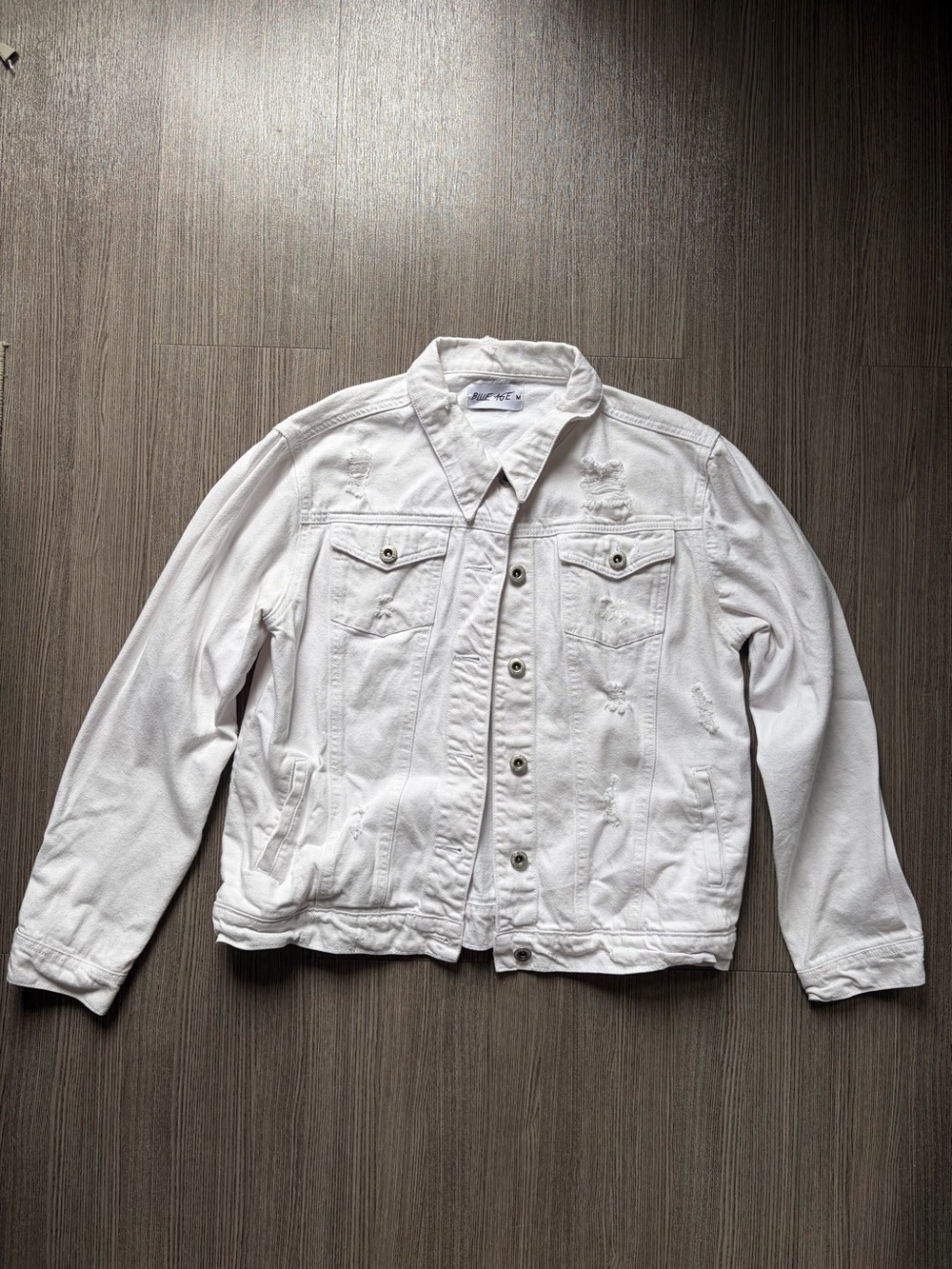 Classic White Denim Jacket